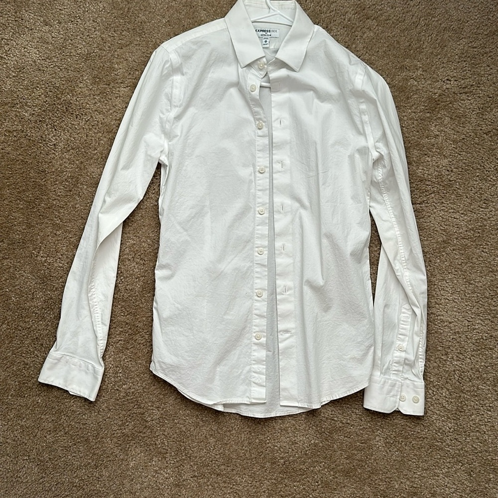 Men’s express 1MX extra slim dress shirt